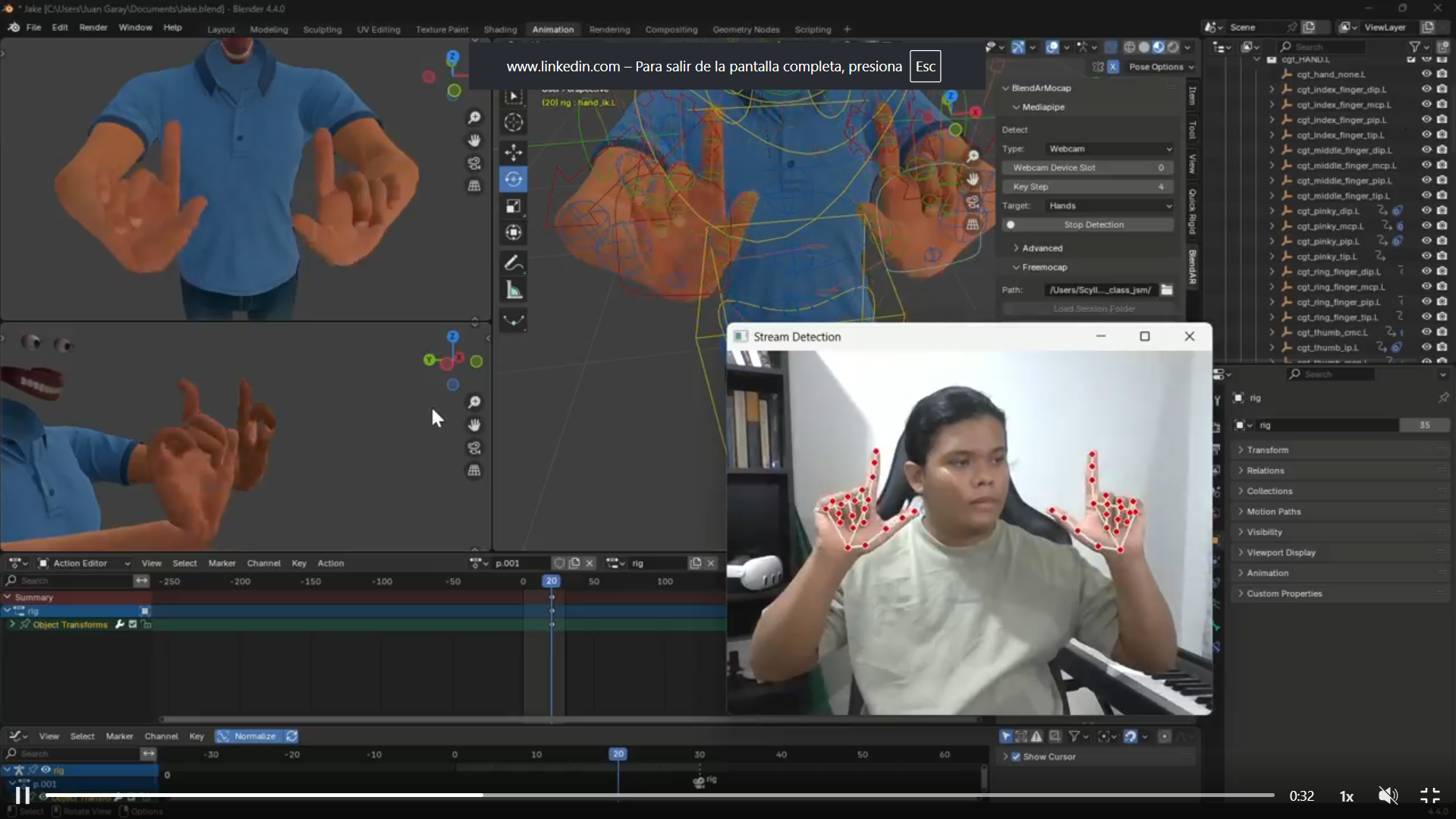 Blend AR Mocap